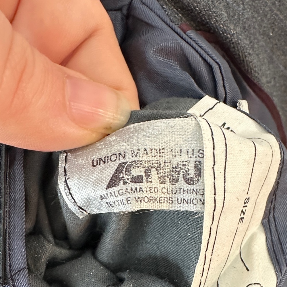 Hart Schaffner Marx VTG Old Money Academia Business ClassicCharcoal Blazer Sz40L - Picture 3 of 14
